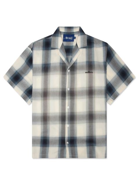 AWAKE NY ORCHARD ST PLAID SHIRT - BLACK