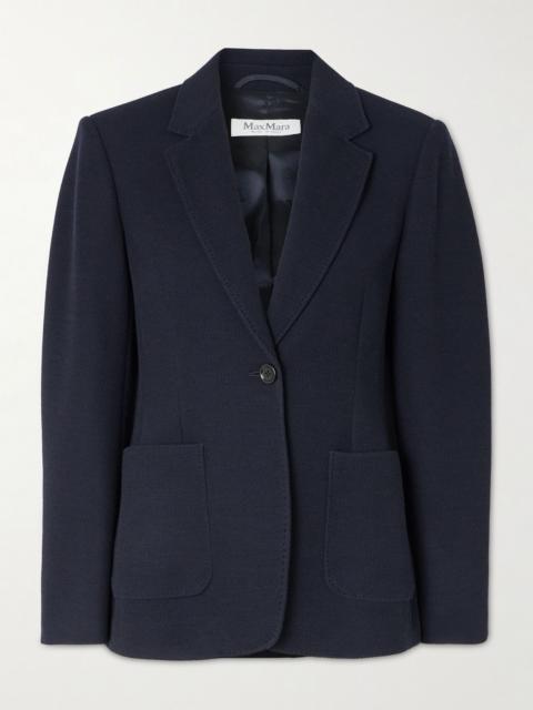 Max Mara Utilita wool blazer Navy
