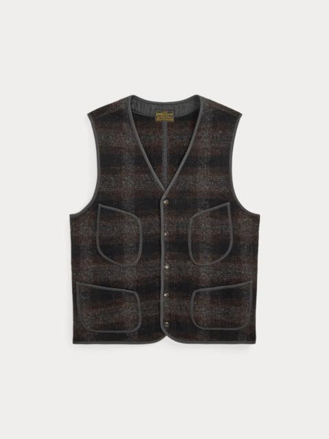 RRL by Ralph Lauren Plaid Wool-Cotton Vest