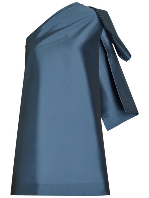 BERNADETTE Bernadette Winnette Bow-appliquéd Taffeta Mini Dress