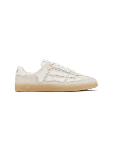 AMIRI Off-White Croc Debossed Pacific Bones Sneakers