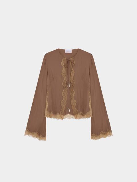16ARLINGTON FILIPA CARDIGAN IN SATIN