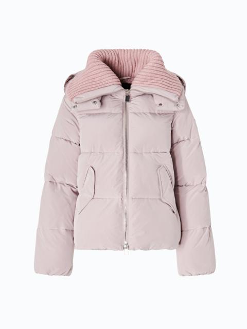 PINKO FLARED PEA COAT IN WATER-REPELLENT TECHNICAL CANVAS