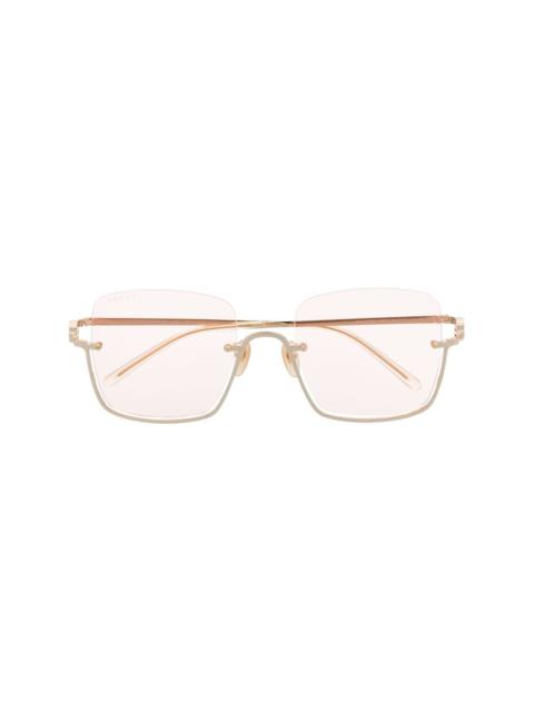 oversized square-frame sunglasses