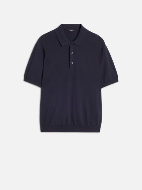 7 For All Mankind SHORT SLEEVE POLO SWEATER