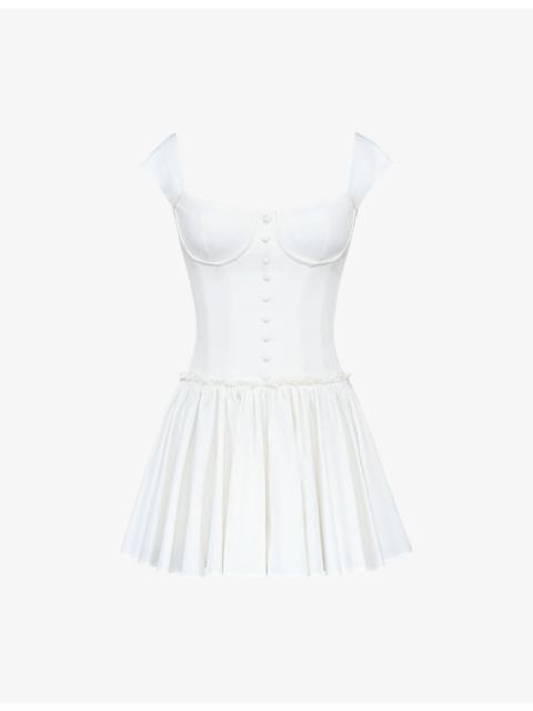 House of CB Kaia Stretch-Cotton Mini Dress