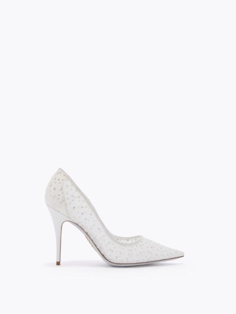 RENE CAOVILLA BELLE IVORY PUMP 100