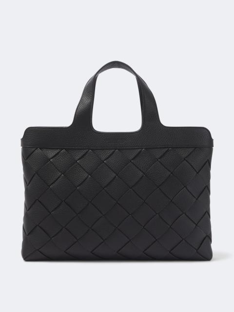 Bottega Veneta Diago Intrecciato leather briefcase