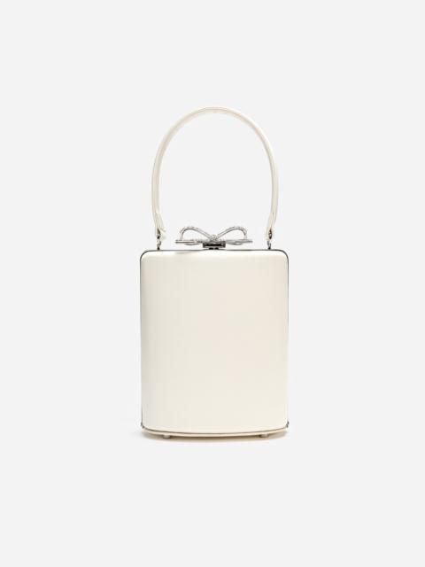 self-portrait Champagne Satin Mini Bow Bag