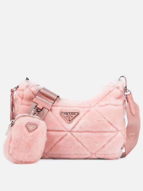 Prada Shearling shoulder bag