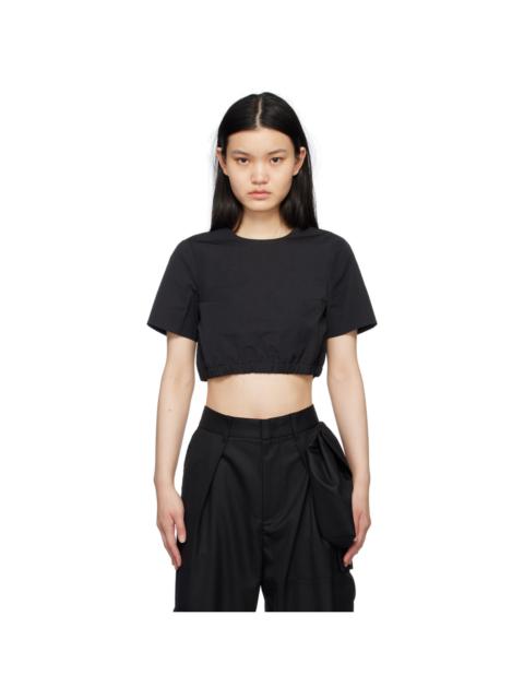 ★ADERERROR★ Flut cropped tshirt Gray Gray Flut T-Shirt by ADER error on Sale