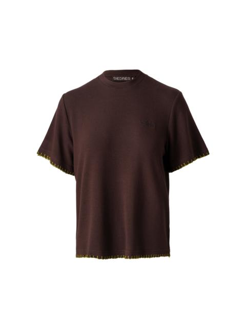 SIEDRÉS Demures Knit T-Shirt brown