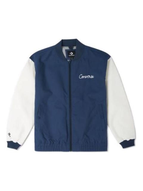 Converse Converse Chain Stitch Woven Jacket 'Blue White' 10025514-A02
