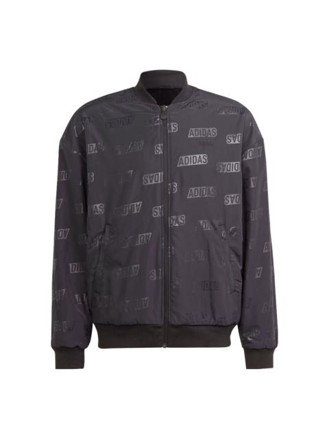 adidas Embossed Reversible Jackets 'Black' IJ6424