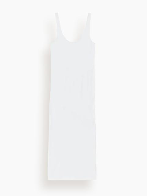 Another Tomorrow Tank Dress in White