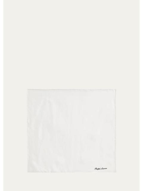 Ralph Lauren Men's Silk Hand-Rolled Pocket Square