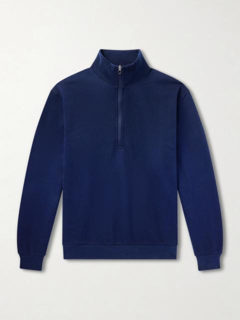lululemon Steady State Cotton-Blend Jersey Half-Zip Sweatshirt