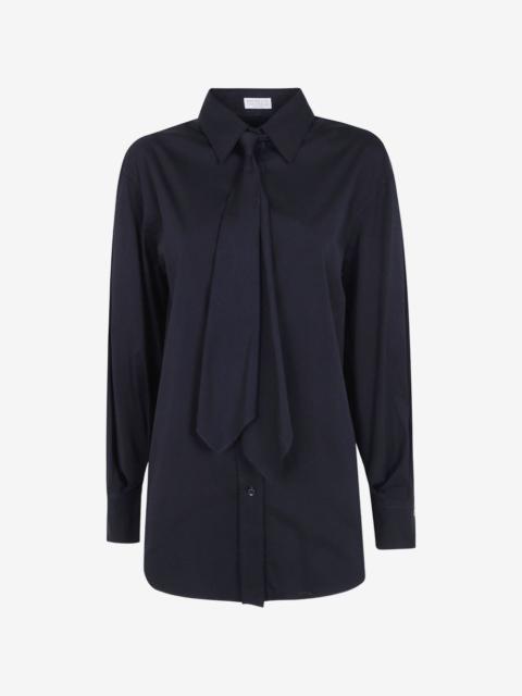 Brunello Cucinelli tie-detail shirt