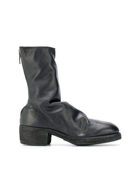 Guidi slouched leather boots