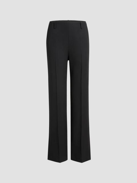 KHAITE Women's Grenare Creased Wool Pants - Black