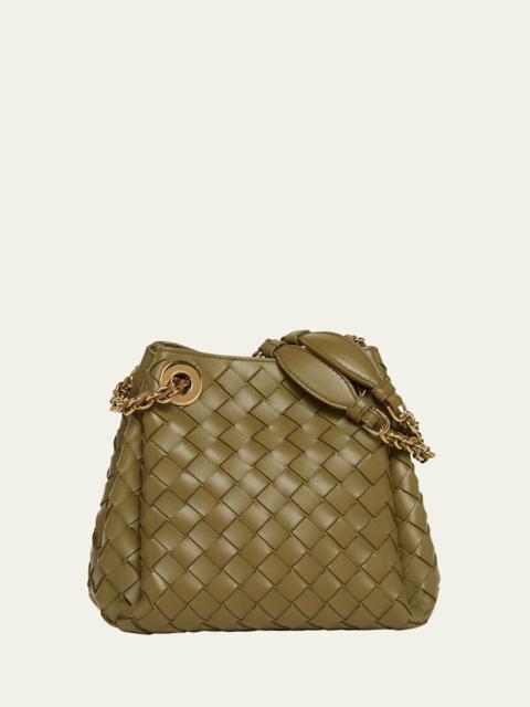 Bottega Veneta Small Parachute Leather Shoulder Bag
