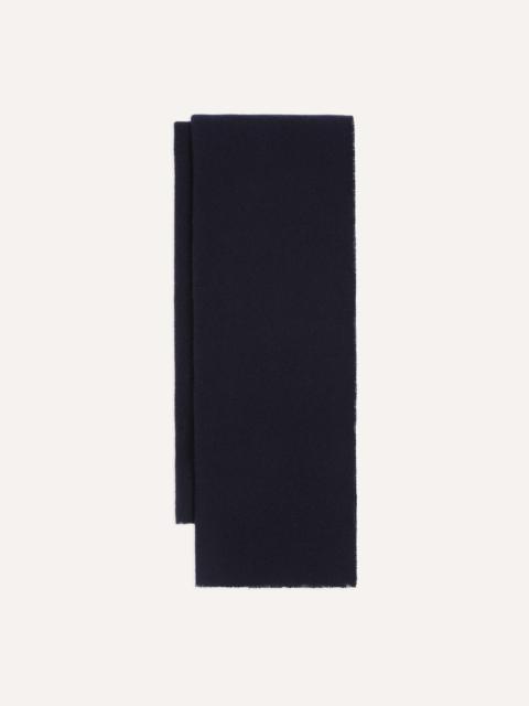 Drake's Navy Solid Wool Scarf