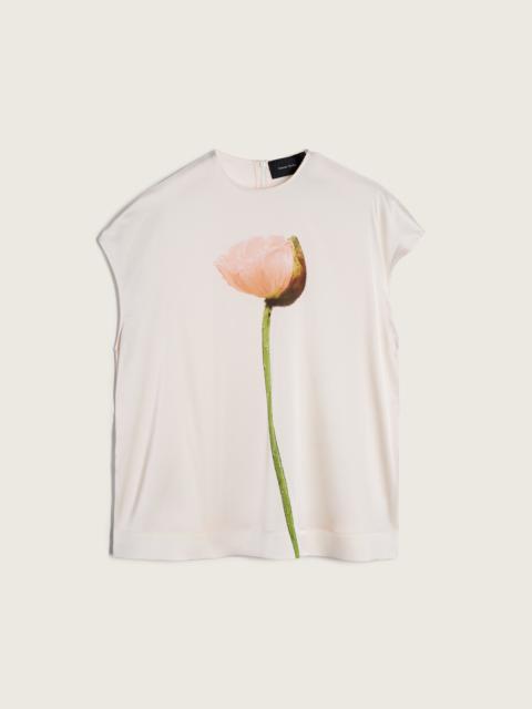 Simone Rocha Poppy Motif Smock Top