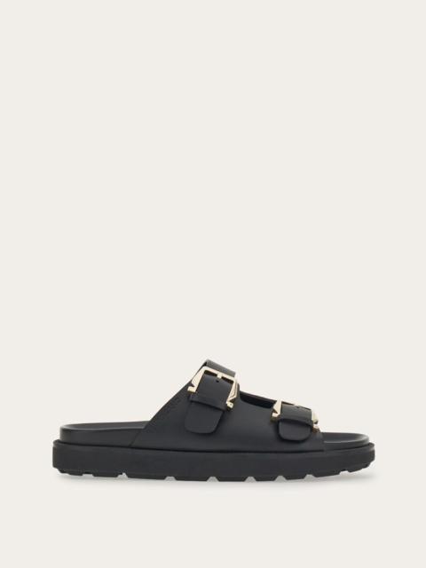 FERRAGAMO DOUBLE-STRAP SANDAL