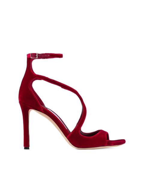 JIMMY CHOO 95mm Azia strap sandals