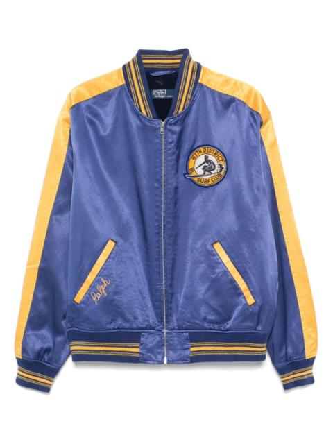 Polo Ralph Lauren logo-patch bomber jacket