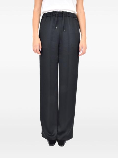 Herno drawstring straight-leg trousers