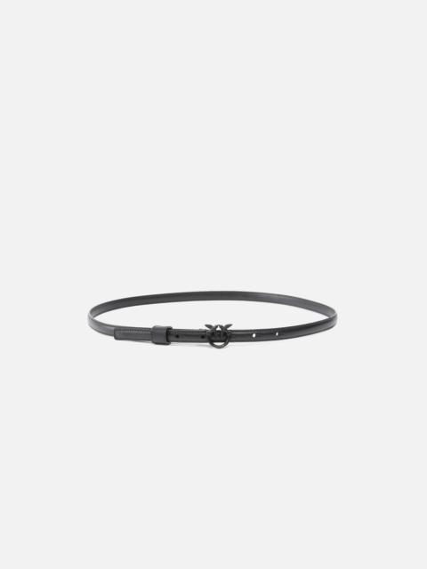 PINKO SUPER-THIN COLOUR-BLOCK LOVE BIRDS BELT 1CM