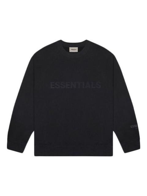 Fear of God Essentials SS20 Long Sleeve Sweater Black FOG-SS20-295