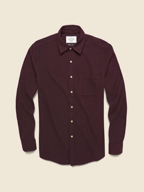 Portuguese Flannel Flannel Teca Shirt - Bordeaux