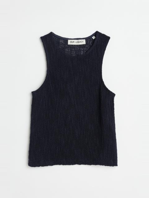 Wave Tank Navy Yawning Linen