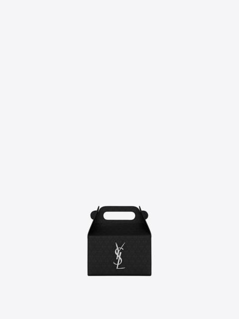 SAINT LAURENT take-away box in leather