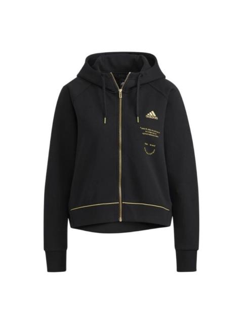 adidas (WMNS) adidas Adi Logo Jacket 'Black' HG1840