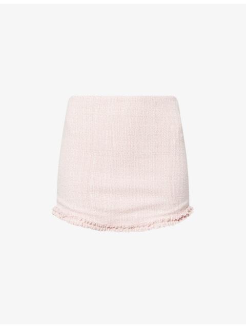 DEVON WINDSOR Bianca Woven Mini Skirt