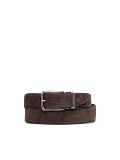 Paul & Shark suede buckle-fastening belt