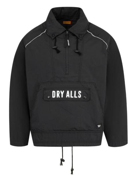 Human Made panelled half-zip jacket