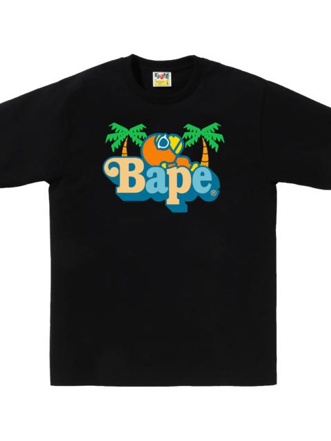 A BATHING APE® Colors Milo College Summer Tee "Black" 2L30 110 010 BLACK