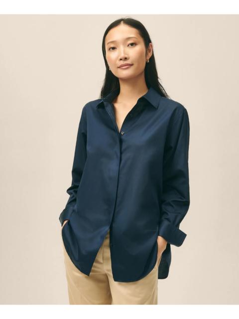 Brooks Brothers Relaxed Shirt in Supima® Cotton Sateen