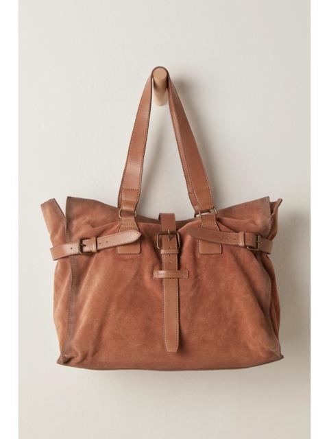 FREE PEOPLE Wild Thing Suede Tote