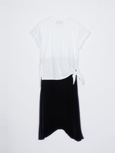 3.1 Phillip Lim T-Shirt Combo Dress with Pleated Skirt