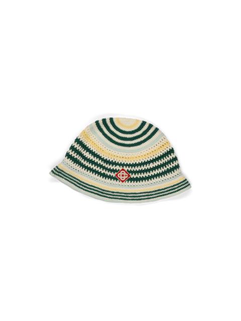 CASABLANCA Monogram Crochet Hat | Casablanca Paris