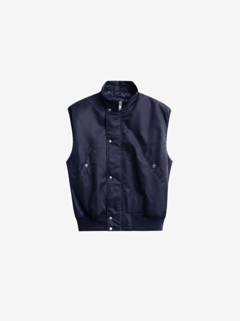 The Frankie Shop Aysen Sleeveless Bomber Jacket - Navy