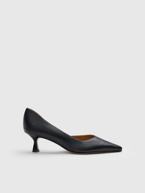 ATP ATELIER Irsina Black Shiny Nappa Slingbacks