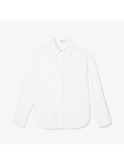 M.M.LaFleur Filomina Boyfriend Shirt - Knit Poplin