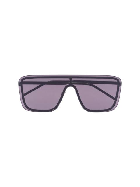 tinted shield sunglasses