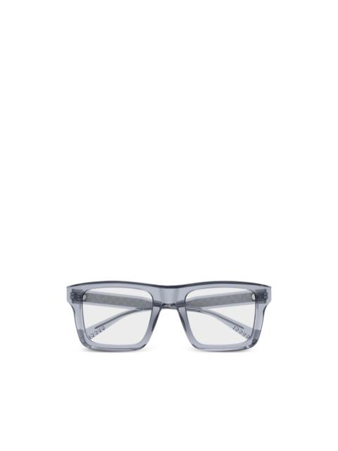 GUCCI transparent square-frame glasses